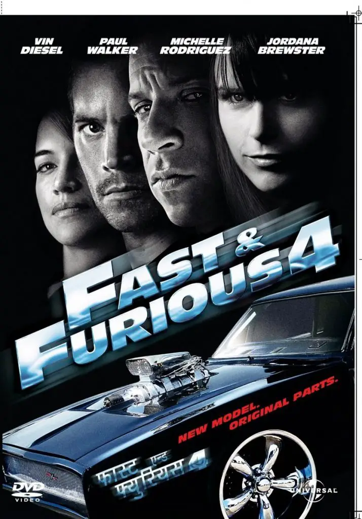Poster Fast and Furious 4