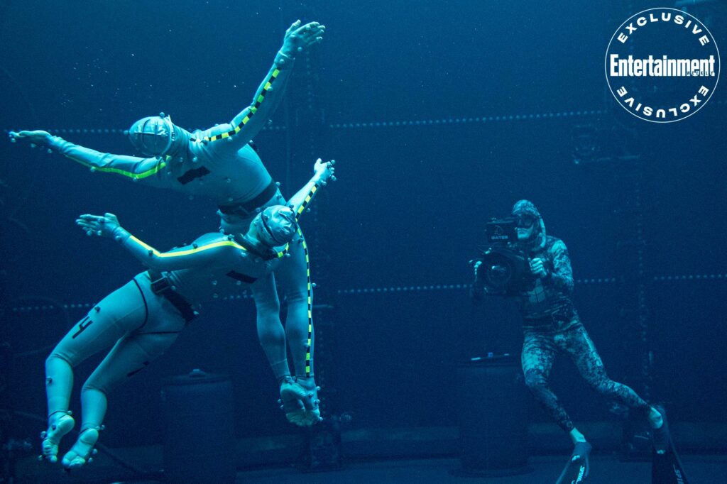 Captura de movimientos bajo el agua para "Avatar 2".