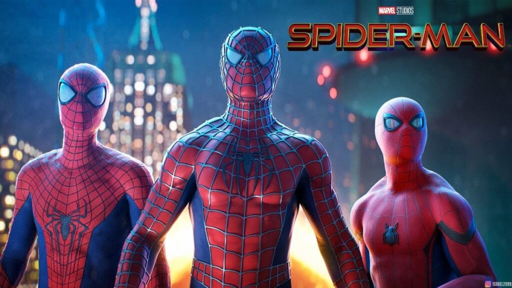Los tres Spider-Man en "Spider-Man No Way Home".