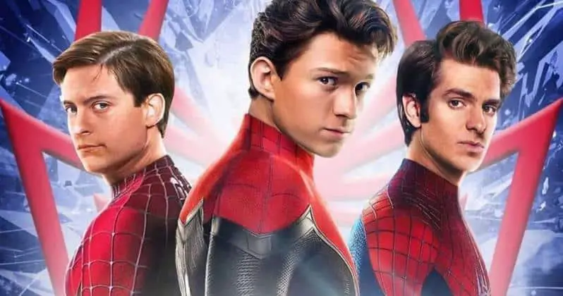 Los tres Spider-Man desenmascarados en "Spider-Man No Way Home".