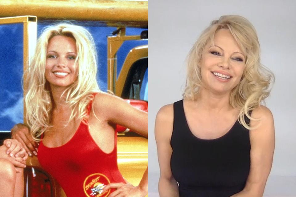 Pamela Anderson, antes y ahora.