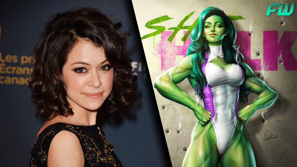 Tatiana Maslany como "She-Hulk".