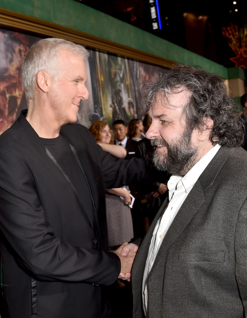 James Cameron con Peter Jackson.