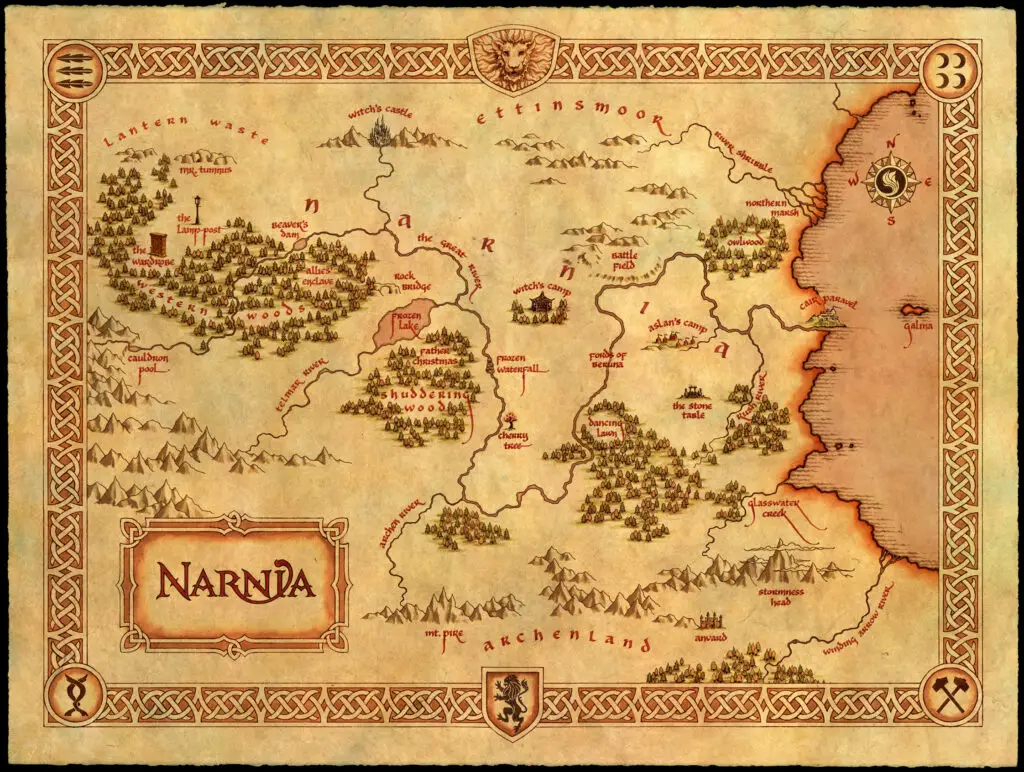 Mapas de ficción: Narnia