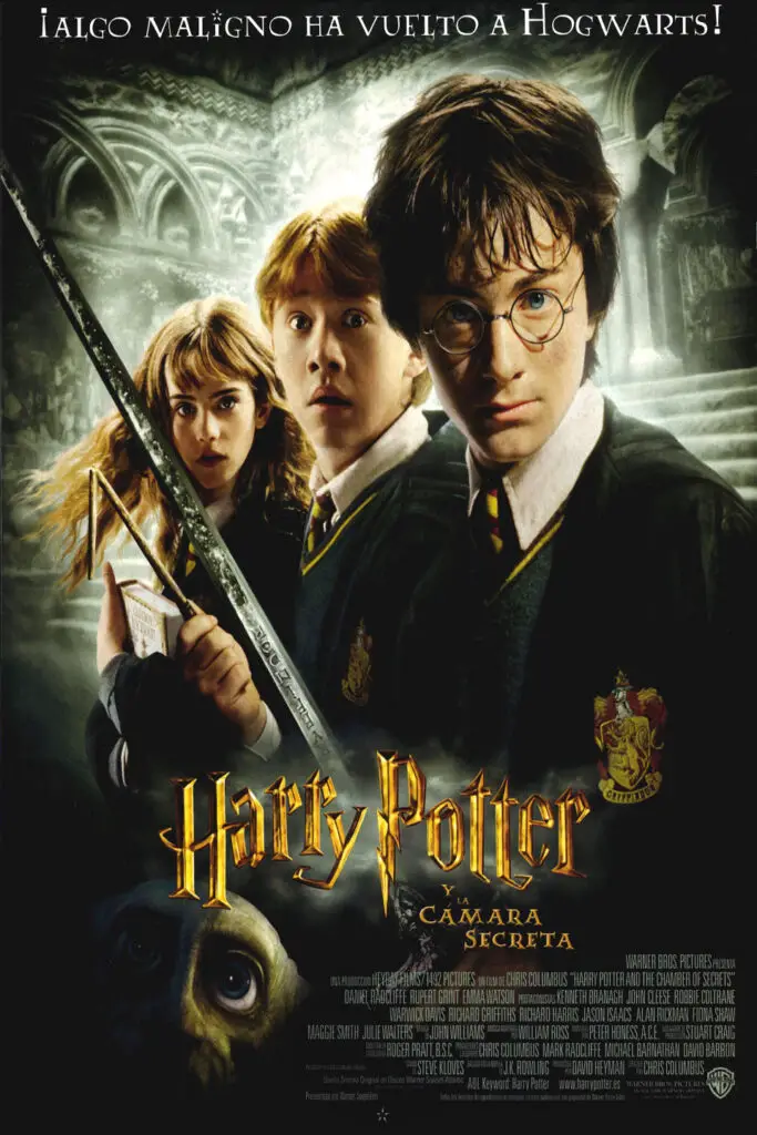 El orden de las películas de Harry Potter: la segunda, "Harry Potter y la cámara secreta".