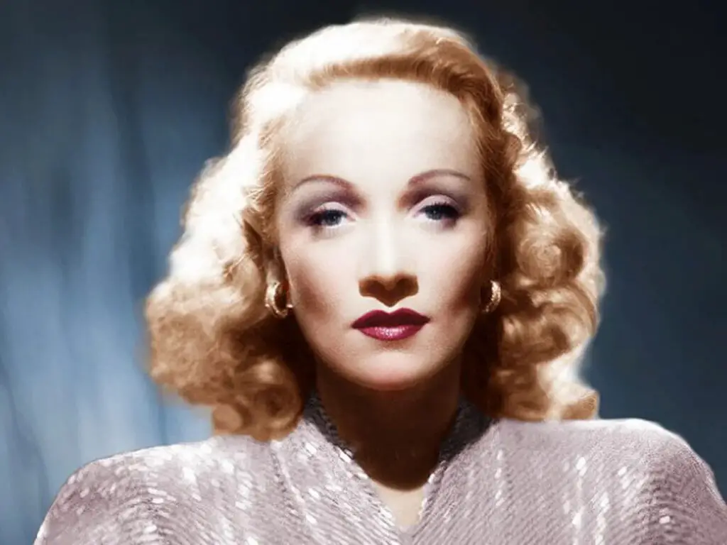 Las actrices más hermosas del Hollywood clásico: Marlene Dietrich.
