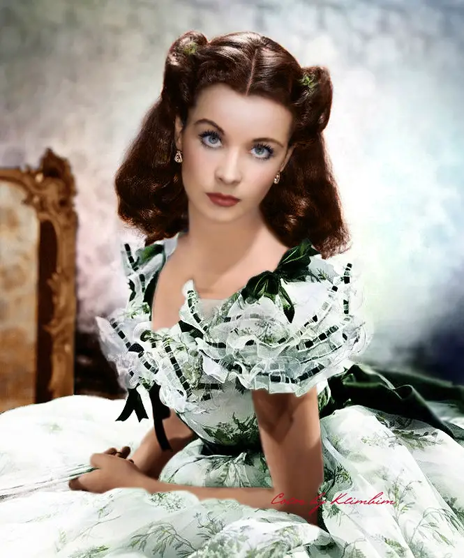 Las actrices más hermosas del Hollywood clásico: Vivien Leigh.