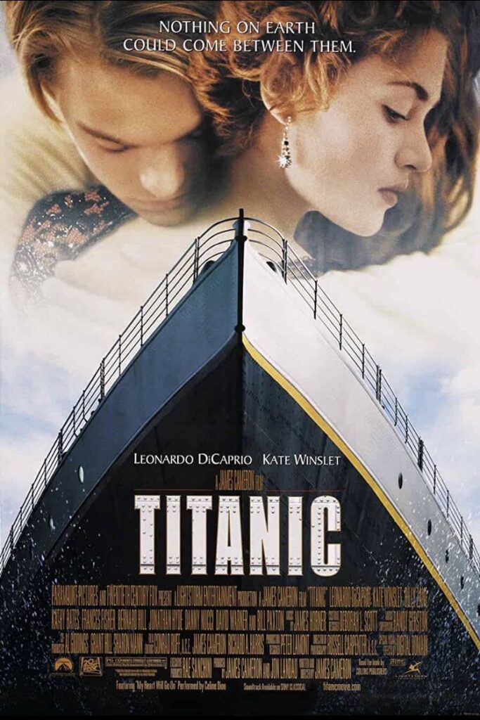 Películas de James Cameron: "Titanic".
