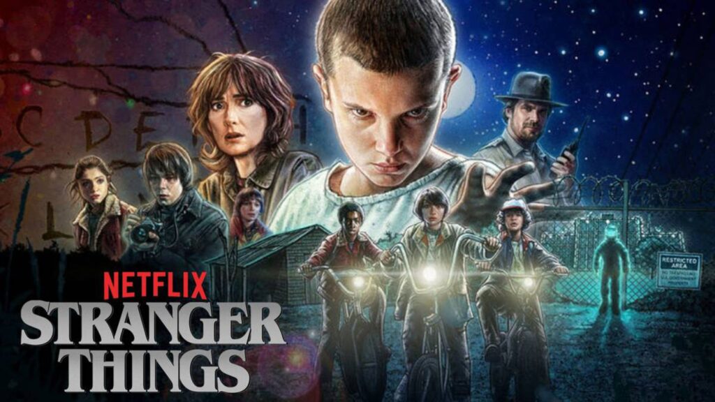 Series de Netflix recomendadas: "Stranger Things".