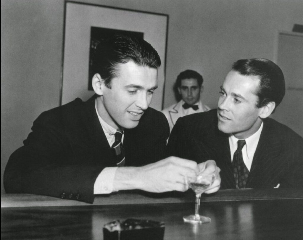 James Stewart y Henry Fonda, dos grandes amigos.