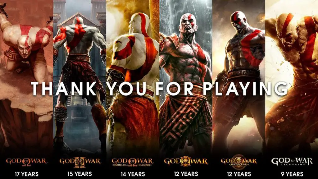 Evolución de Kratos en "God of War".