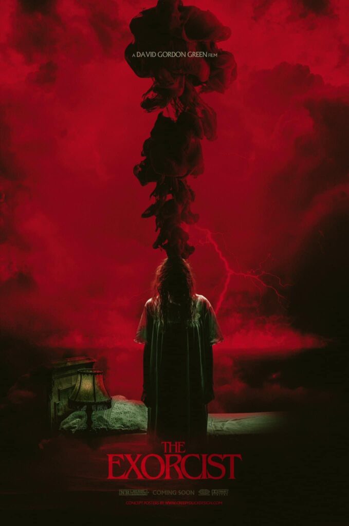Películas de exorcismos: póster de "El exorcista", versión 2023.