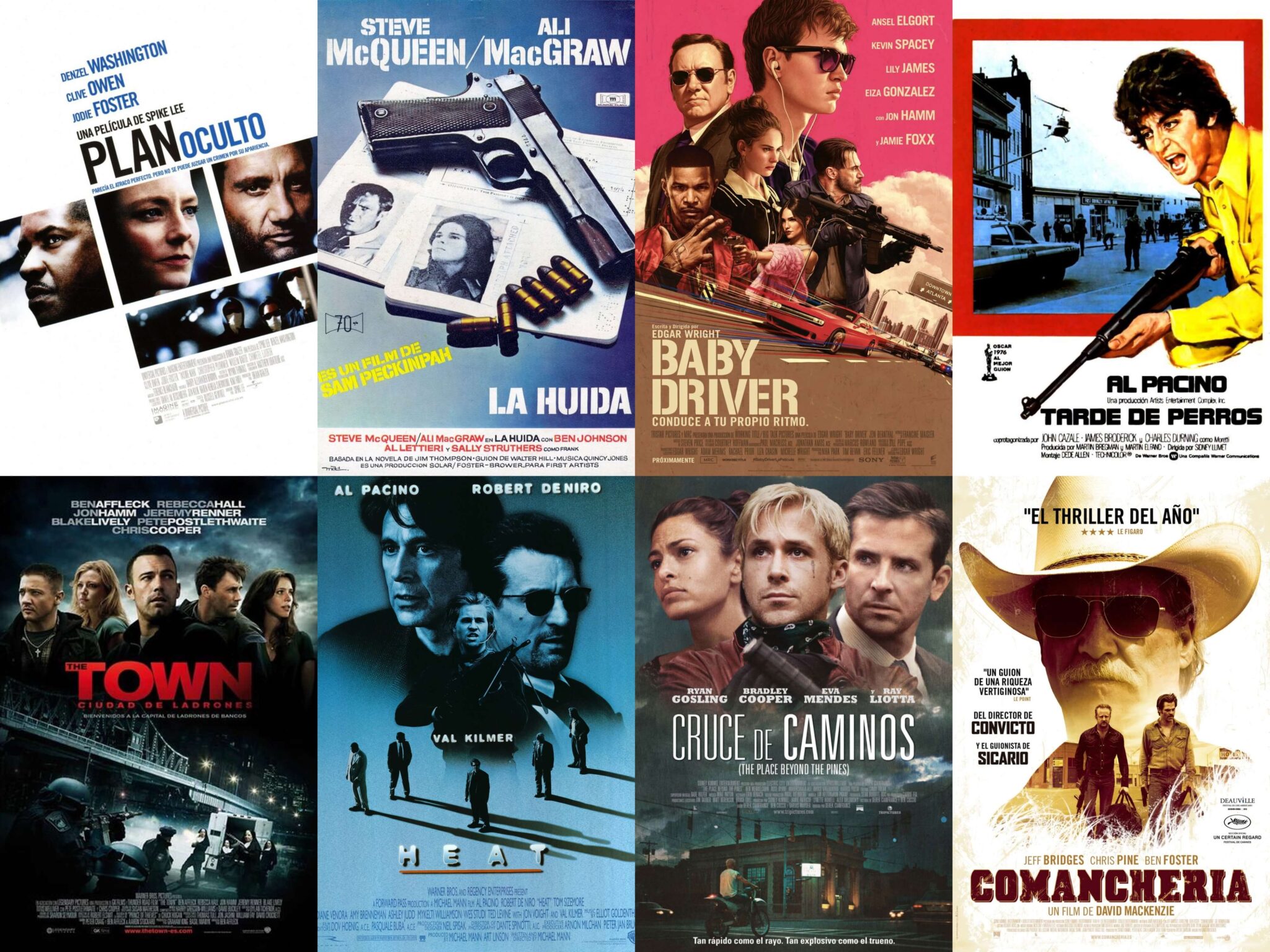 Las 20 mejores películas de robos a bancos.