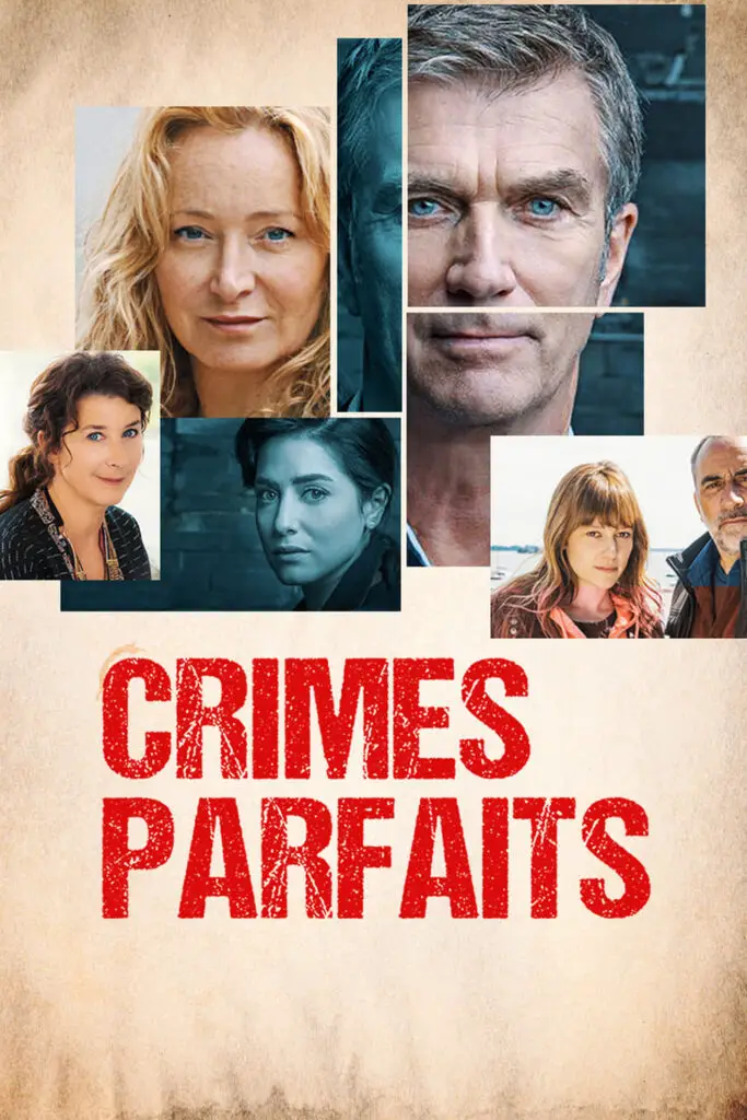 Las 20 mejores series policíacas francesas:  póster de "Crímenes perfectos".