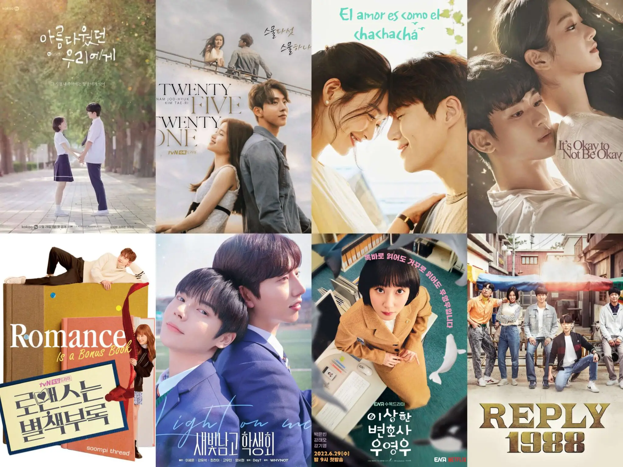 Las 20 mejores series coreanas de adolescentes.